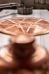 distillery copper top view