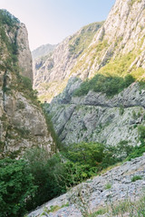 Fototapeta na wymiar Moraca canyon, Montenegro, Europe