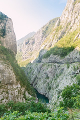 Moraca canyon, Montenegro, Europe