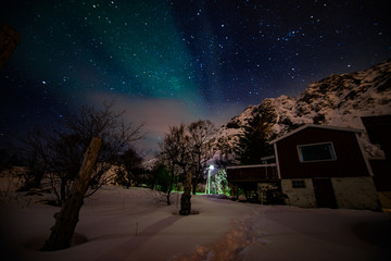 Aurora boreal en noruega