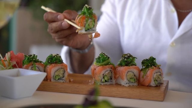 woman preparing food