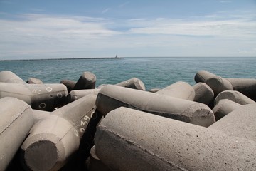 A view/landscape of the sea