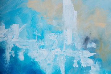 Abstract art background. Multicolored bright texture. Contemporary art. Oil painting. Fragment of artwork. Spots of oil paint. Brushstrokes of paint. Modern art.