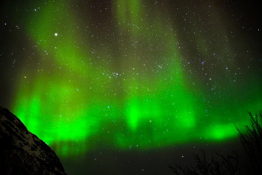 Northern lights in the skies of Norway