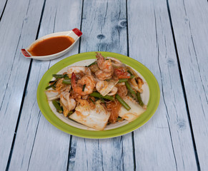 Thai Suki with Prawns 