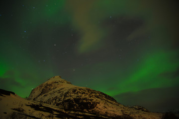 Obraz na płótnie Canvas Northern lights in the skies of Norway