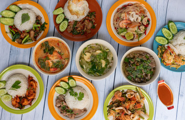 Thai Food Mix Dishes CaBA