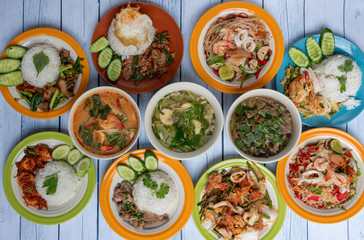 Thai Food Mixed Dishes