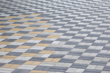 asphalt gray-white tile, textured surface