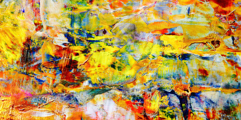 Colorful abstract background wallpaper. Modern motif visual art.  Mixtures of oil paint. Trendy hand painting canvas. Wall decor and Wall art prints Idea.  3D Texture.Colorful abstract 