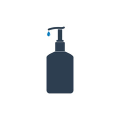 Lotion bottle icon. Editable Vector EPS Symbol Illustration.