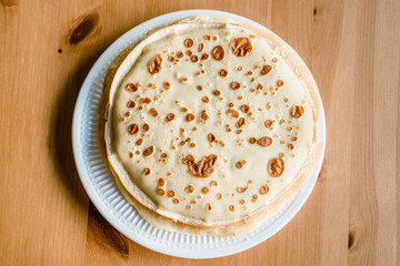 Assiette de crêpes