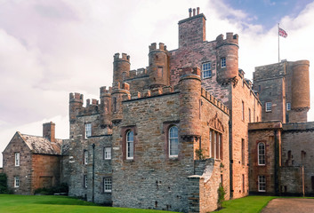 Mey, Thurso, Scotland / United Kingdom - August 30, 2014: Castle of Mey in the North of Caithness