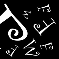 typography background - minimal letter background © Kinga