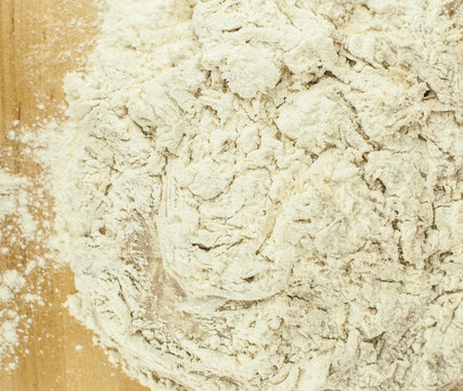 bread starter. Close up shot of bread dough texture. Air Bubbles from fermentation.