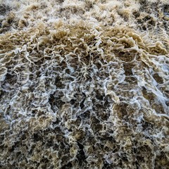 Rushing water