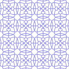 Abstract seamless pattern with hearts