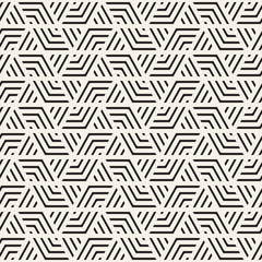 Vector seamless pattern. Modern stylish texture. Repeating geometric tiles from thin lines. Contemporary graphic design.