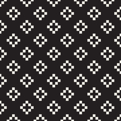 Vector seamless pattern. Abstract geometric background. Stylish ethnic design with jagged elements.