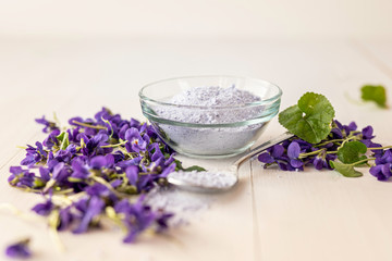 viola sugar violetta odorata sugar crystals for decorating baking cupcakes fresh lilac spring...