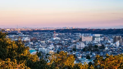 Foto op Canvas 飯能市 天覧山からの眺め 夕方 © 健太 上田