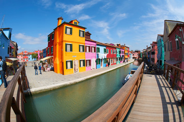 Fototapeta na wymiar Burano Island, Venice, Veneto, Italy, Europe