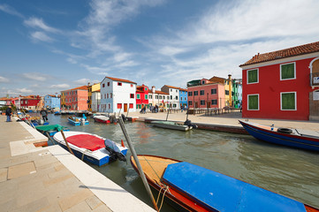 Fototapeta na wymiar Burano Island, Venice, Veneto, Italy, Europe
