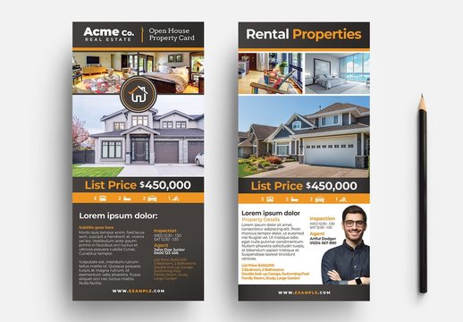 Real Estate Card Layout