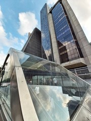 Subway station in Paulista ave in São Paulo Brazil.