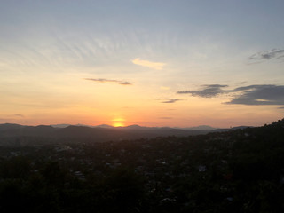 Salida del sol.