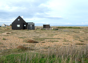 A loan house in an empty landscape