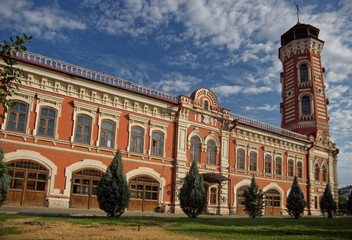 Obraz premium Building of the old Tsaritsyn fire station (Volgograd)