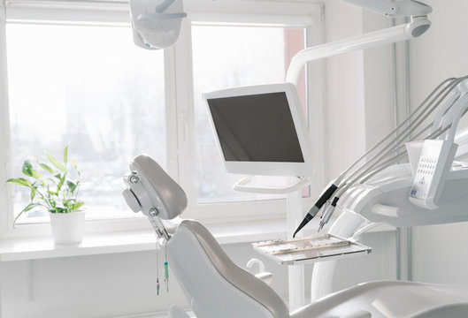 Interior of modern dental clinic