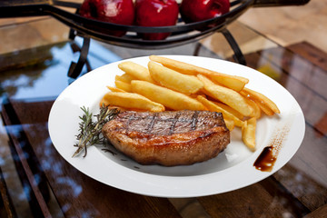 Picanha with fries