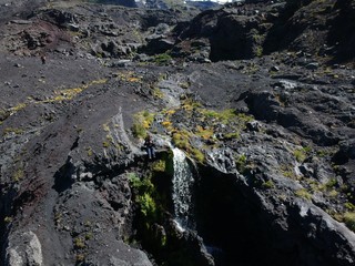 Melting water - Villarica Pucon/ Chile