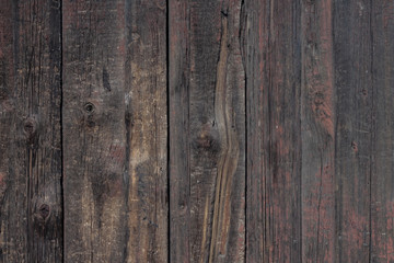 Red old wooden