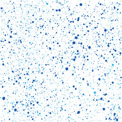 Fototapeta na wymiar seamless blue and white abstract ink splatter pattern background