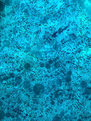 Abstract Blue Wavy Background