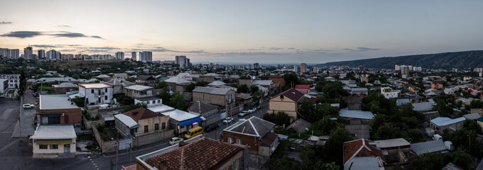 Panorama miasta Tibilisi w Gruzji