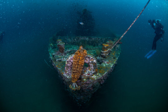 H.T.M.S Prab Shipwreck at Chumphon Thailand