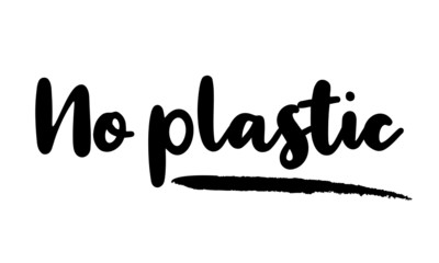 No plastic Calligraphy Handwritten Lettering for posters, cards design, T-Shirts. 