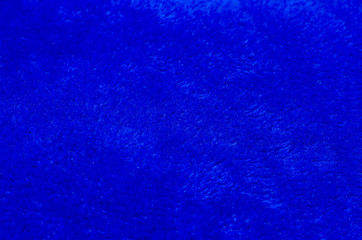 blue texture of textile material closeup