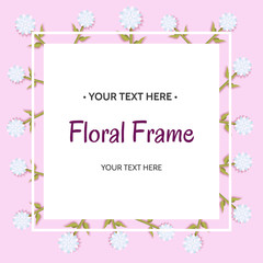 elegant beautiful floral banner