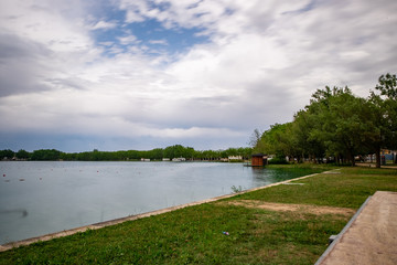 Lake of Banyoles in Catalonia, Spain.