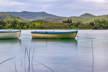 Lake of Banyoles in Catalonia, Spain.