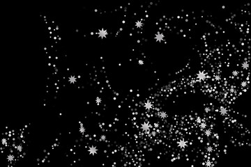 Silver glitter confetti.