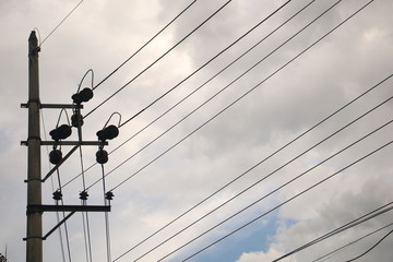 Linha de transmissão de energia elétrica © robertocardozo