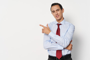 Business man shirt tie office manager official