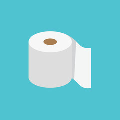 Tissue paper in flat style