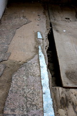 Bannack County Ghost Town Textured Floor